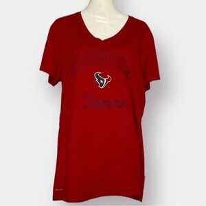 Nike Texans Tee Shirt Women's Dri-Fit Size XL